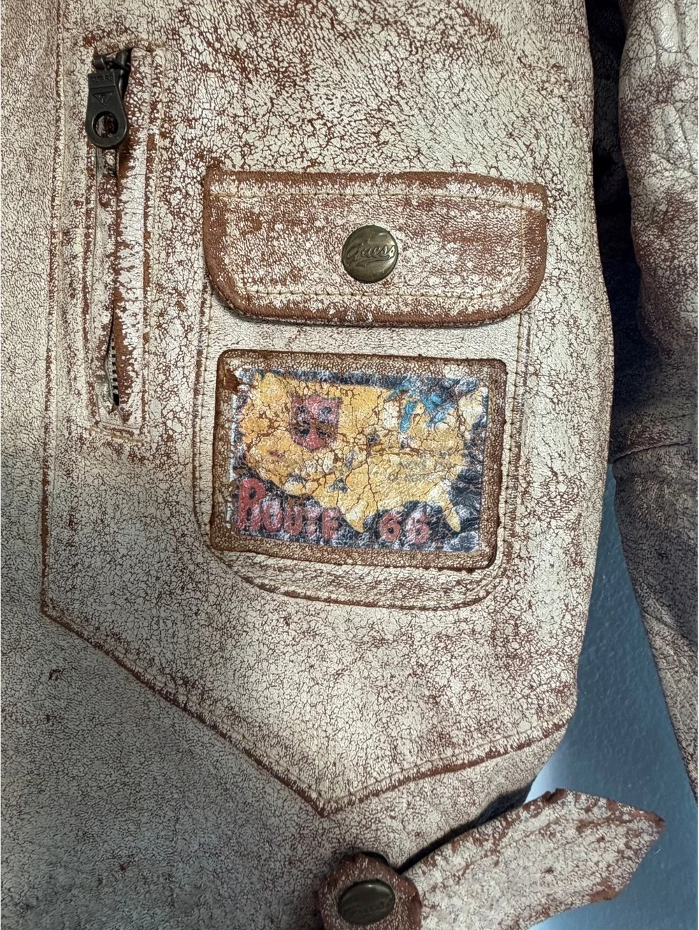 Guess vintage leather